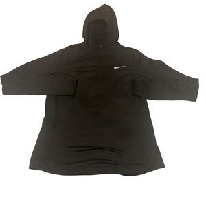 Nike Hoodie‎ Boys Black Dri Fit Performance Quarter-Zip Lightweight Outdoors